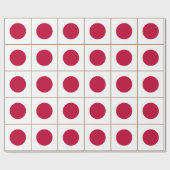 Japan-Flagge Geschenkpapier (Flach)