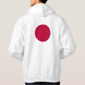 Japan-Flagge Hoodie (Rückseite)