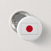 Japan-FLAGGE International Button (Vorne & Hinten)