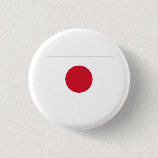 Japan-FLAGGE International Button (Vorderseite)