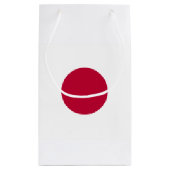 Japan-Flagge Kleine Geschenktüte (Rückseite)