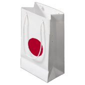 Japan-Flagge Kleine Geschenktüte (Vorderseite Schrägansicht)