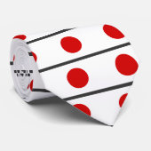 Japan-Flagge Krawatte (Gerollt)