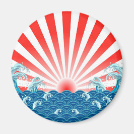 Japan-Flagge - NIPPON Magnet