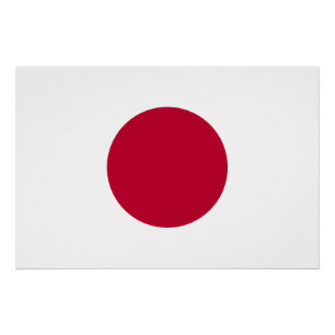 Japan-Flagge Poster