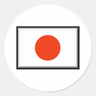 Japan-Flagge Runder Aufkleber