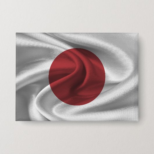 Japan-Flagge-Schaltfläche Button (Vorderseite)