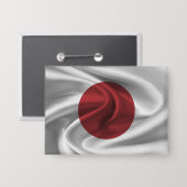 Japan-Flagge-Schaltfläche Button (Vorderseite/Rückseite)