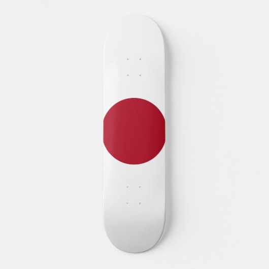 Japan-Flagge Skateboard (Vorderseite)