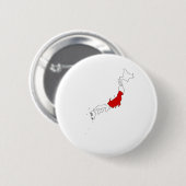 Japan-Flaggen-Karte Größengleich Button (Vorne & Hinten)