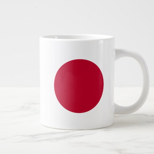 Japan-Flaggen-Tasse Jumbo-Tasse (Rechts)