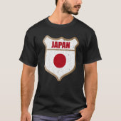 Japan-Flaggenpflaster für Japan und die japanische T-Shirt (Vorderseite)