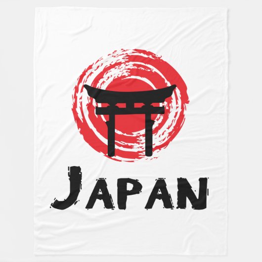 Japan Fleecedecke (Vorderseite)