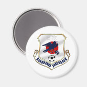 Japan Football Fan Mantel of Arms Magnet (Vorderseite/Rückseite)