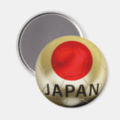 Japan Football Magnet (Vorderseite/Rückseite)