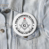 Japan Freimaurerei Zeichen Button (Beispiel)