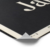 Japan Fuji Vintage Reiseplaner und Retro Poster (Ecke)