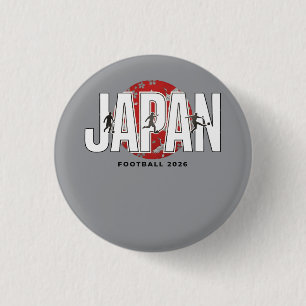 Japan Fußball 2026 Fan Unterstützung Fußball Desig Button