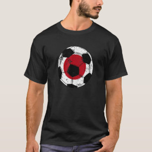 Japan Fußball Japan Flaggenfußball T-Shirt
