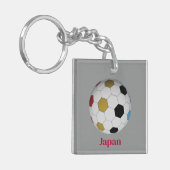 Japan Fußball Schlüsselanhänger (Vorderseite links)