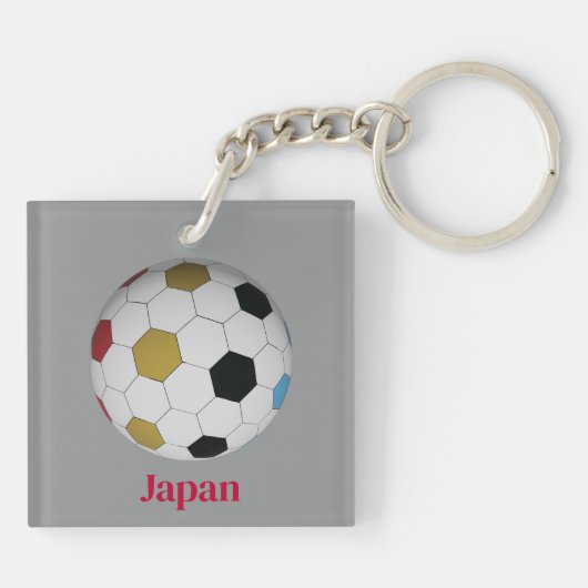 Japan Fußball Schlüsselanhänger (Rückseite)