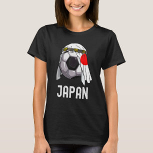 Japan Fußball Team 2022 Arab Ball Japan Flag Footb T-Shirt
