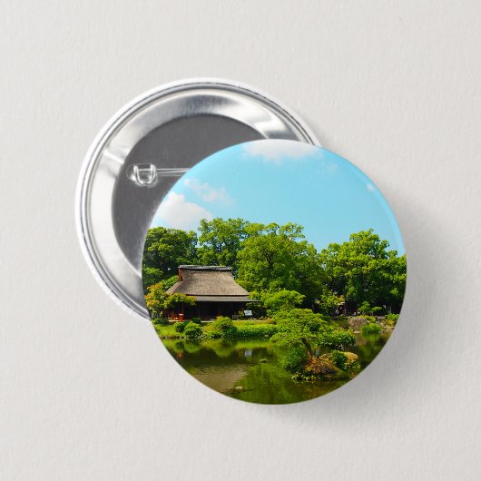 Japan Garden Button (Vorne & Hinten)
