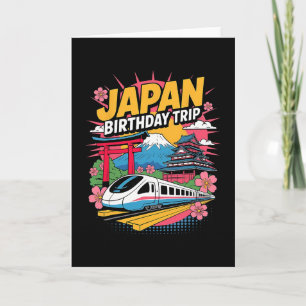 Japan Geburtstagsreise Tokyo Osaka Nagoya Kirschbl Karte