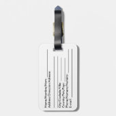 Japan-Gepäckanhänger Gepäckanhänger (Rückseite vertikal)