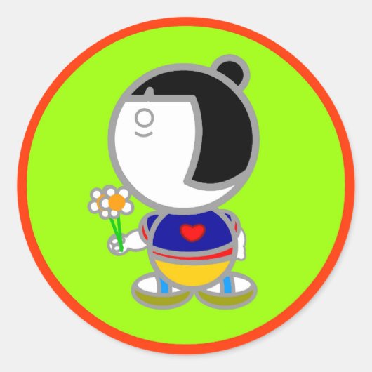 JAPAN GIRL Sticker (Vorderseite)