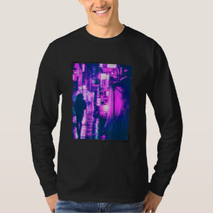 Japan Glitch Cyberpunk Tokio Streetwear-Ästhetik T-Shirt
