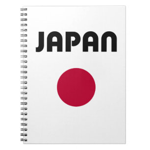 Japan Große rote Punktlichtfarbe Notizblock