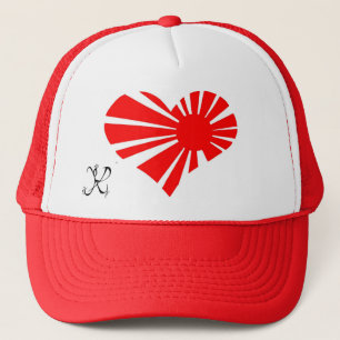 Japan-Herzhut Truckerkappe