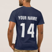Japan Hockey T - Shirt mit Name & Nummer (Rückseite)