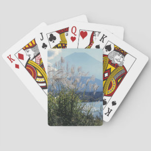 Japan, Honshu, Präfektur Yamanashi, Fuji-Hakone-Iz Spielkarten