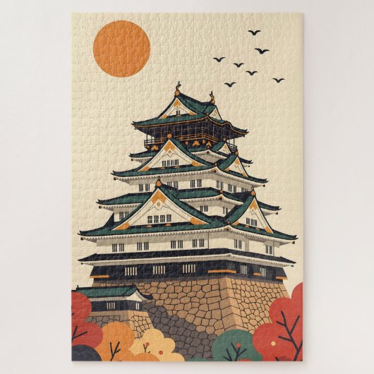 Japan Iga Ueno Castle Puzzle (Vertikal)