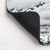 JAPAN IM SCHNEE MOUSEPAD (Ecke)