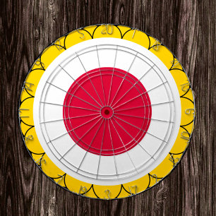 Japan & Imperial Siegel Dartboard / Japanische Fla Dartscheibe