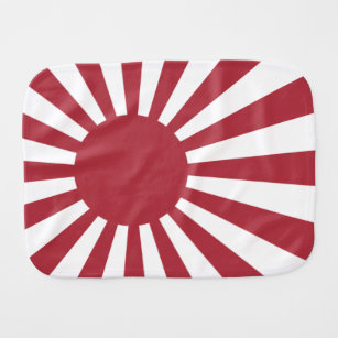 Japan Imperial steigende Sonnenflagge, Edo to W2 Baby Spucktuch