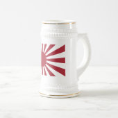 Japan Imperial steigende Sonnenflagge, Edo to W2 Bierglas (VorderseiteRechts)