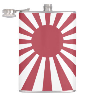 Japan Imperial steigende Sonnenflagge, Edo to W2 Flachmann