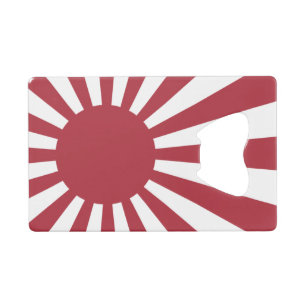 Japan Imperial steigende Sonnenflagge, Edo to W2 Geldbeutel Flaschenöffner