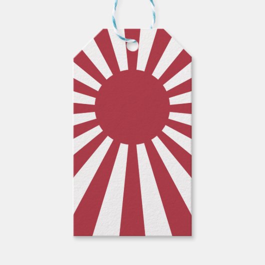 Japan Imperial steigende Sonnenflagge, Edo to W2 Geschenkanhänger (Vorderseite)