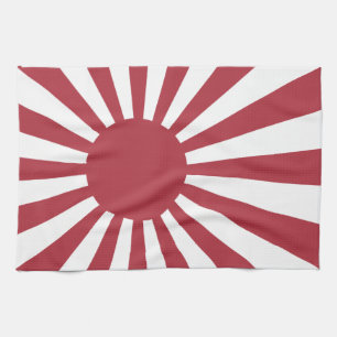 Japan Imperial steigende Sonnenflagge, Edo to W2 Geschirrtuch