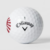 Japan Imperial steigende Sonnenflagge, Edo to W2 Golfball (Logo)