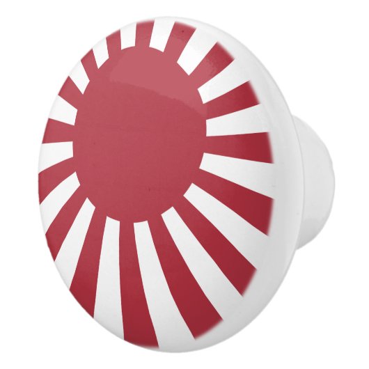 Japan Imperial steigende Sonnenflagge, Edo to W2 Keramikknauf (Rechts)