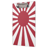 Japan Imperial steigende Sonnenflagge, Edo to W2 Klemmbrett (Links)