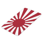 Japan Imperial steigende Sonnenflagge, Edo to W2 Magnet (Linke Seite)