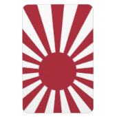 Japan Imperial steigende Sonnenflagge, Edo to W2 Magnet (Vertikal)