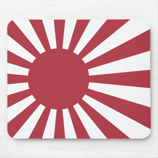 Japan Imperial steigende Sonnenflagge, Edo to W2 Mousepad (Vorne)